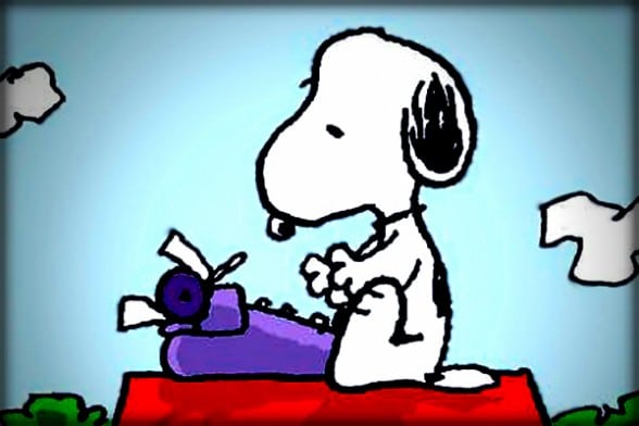 snoopy writing author, write a book in 6 months