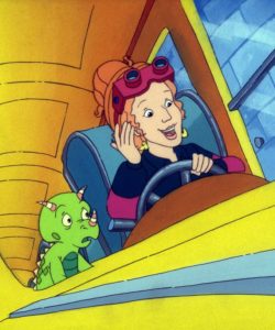 Ms. Frizzle Magic School Bus, get messy, be creative